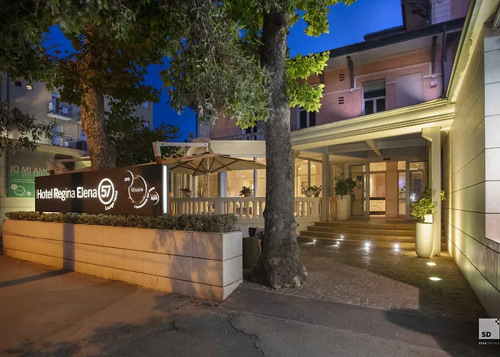 Hotel Regina Elena 57&oro Bianco Rímini